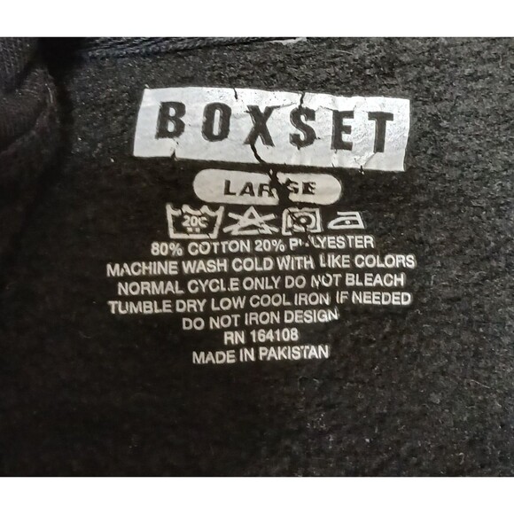 HTF Takeover Society Double Sided Graphic Hoodie Black Large Nitrone Driftr EUC - Picture 7 of 7